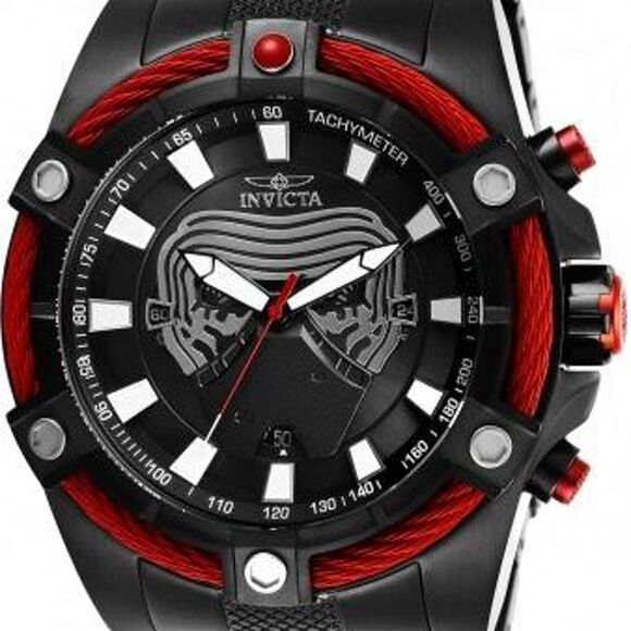 NIB Invicta Star Wars Kylo Ren Men Model 27215 Men's Watch Quartz Retail: $1295
